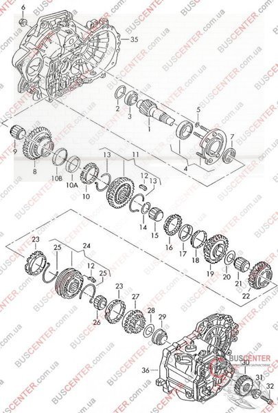 RENAULT MEGANE II 2.VİTES DİŞLİSİ JC5-JR5 - 8200073079