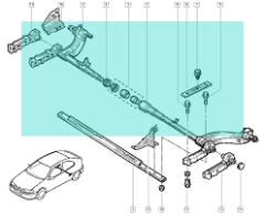 ARKA SOL TORSİYON KOLU MGN