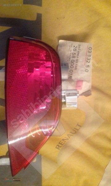 Megane 3 Coupe Arka Tampon Reflektörü Sağ 265805289r - 265800001r