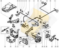 ABS Röle Renault Twingo 1, Renault Laguna 1 1994-2000, Orijinal Röle