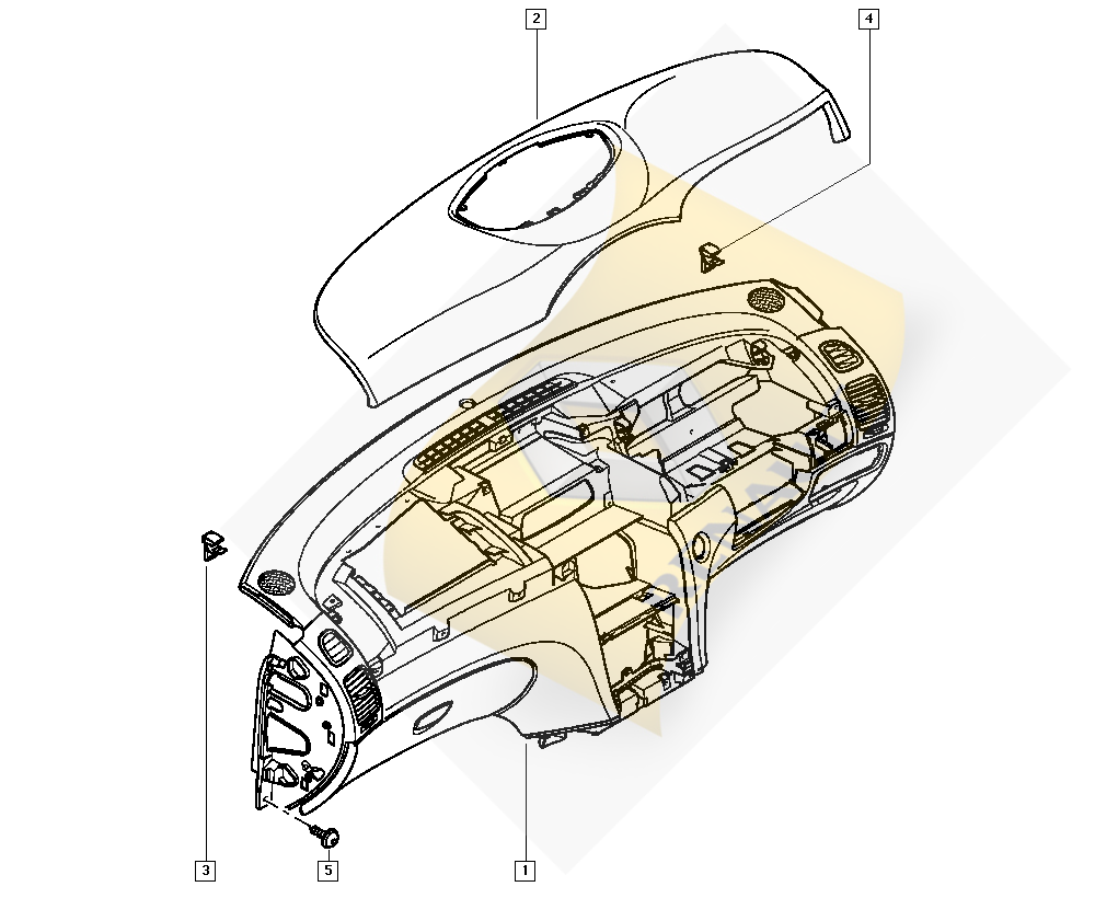TORPIDO AGRAFI MEGANE 2 LAGUNA 2 -8200003570-