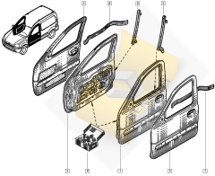 ON SAG KAPI SACI KANGOO 7751469313