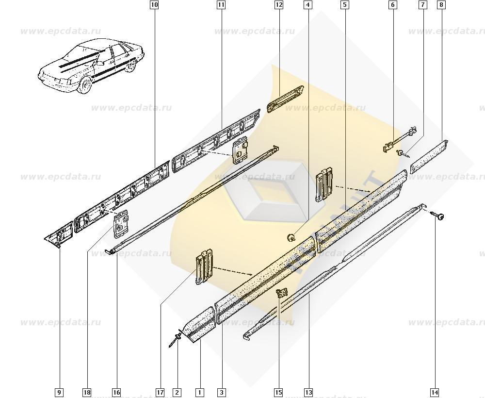 MARŞP.NİKELAJI SAĞ R21 2000 M.21--7700772191 -